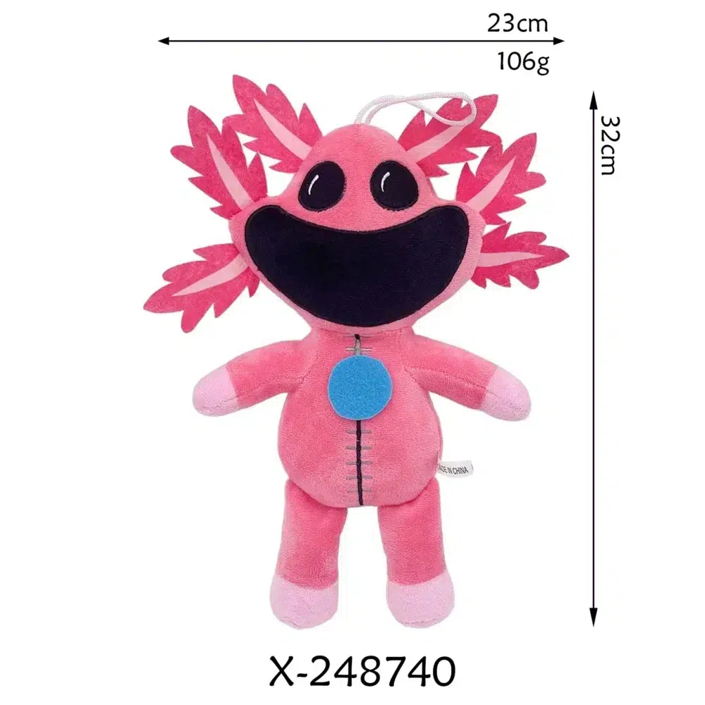 Peluche Axolotl Rose Sourire Enchanté – Image 2